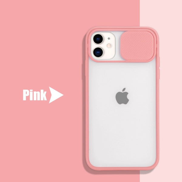 Camera Lens Protection Phone Case on For iPhone 11 Pro Max 8 7 6 6s Plus Xr Xs Max X Xs SE 2020 Color Candy Soft Back Cover Gift